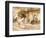 Arab Women in a Street-Frederick Arthur Bridgman-Framed Premium Giclee Print