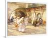 Arab Women in a Street-Frederick Arthur Bridgman-Framed Premium Giclee Print