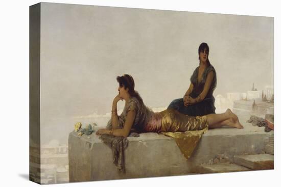 Arab Women on a Rooftop-Nathaniel Sichel-Stretched Canvas