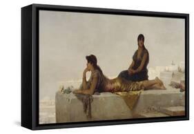 Arab Women on a Rooftop-Nathaniel Sichel-Framed Stretched Canvas
