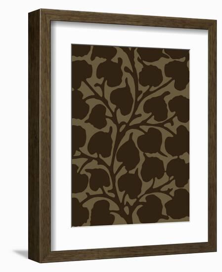 Arabesque (Acorn) rectangle-Denise Duplock-Framed Art Print