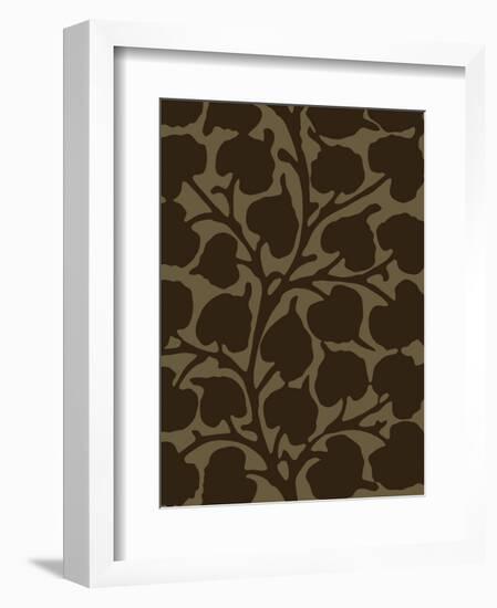 Arabesque (Acorn) rectangle-Denise Duplock-Framed Art Print