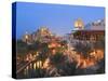 Arabesque Architecture of the Madinat Jumeirah Hotel at Dusk, Jumeirah Beach, Dubai, Uae-null-Stretched Canvas