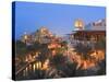 Arabesque Architecture of the Madinat Jumeirah Hotel at Dusk, Jumeirah Beach, Dubai, Uae-null-Stretched Canvas