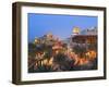 Arabesque Architecture of the Madinat Jumeirah Hotel at Dusk, Jumeirah Beach, Dubai, Uae-null-Framed Photographic Print