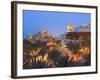 Arabesque Architecture of the Madinat Jumeirah Hotel at Dusk, Jumeirah Beach, Dubai, Uae-null-Framed Photographic Print