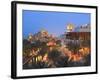 Arabesque Architecture of the Madinat Jumeirah Hotel at Dusk, Jumeirah Beach, Dubai, Uae-null-Framed Photographic Print