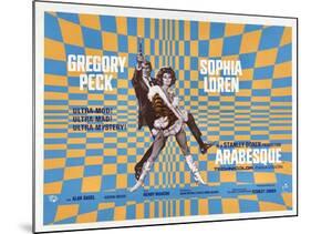 Arabesque, Gregory Peck, Sophia Loren, 1966-null-Mounted Art Print