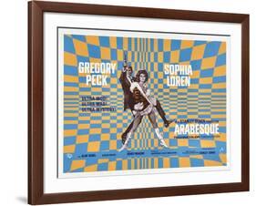 Arabesque, Gregory Peck, Sophia Loren, 1966-null-Framed Art Print