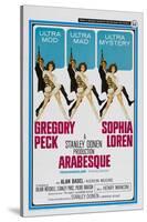 Arabesque, Gregory Peck, Sophia Loren, 1966-null-Stretched Canvas