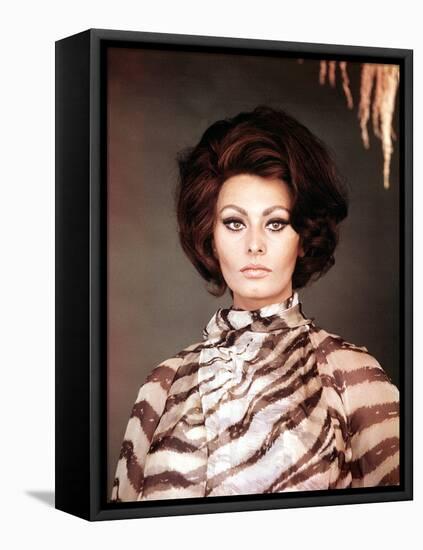 Arabesque, Sophia Loren, 1966-null-Framed Stretched Canvas