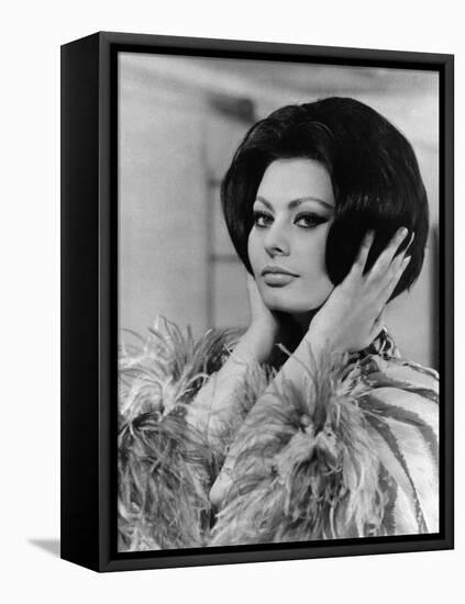 Arabesque, Sophia Loren, 1966-null-Framed Stretched Canvas