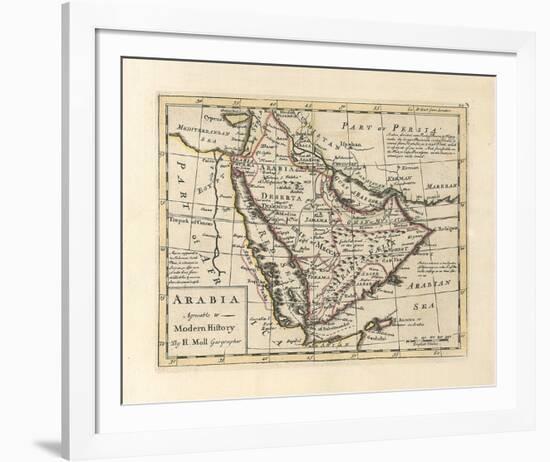 Arabia, Agreeable To Modern History-H^ Moll-Framed Premium Giclee Print