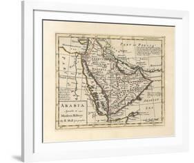 Arabia, Agreeable To Modern History-H^ Moll-Framed Premium Giclee Print