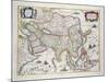 Arabia, Japan, the Korean Peninsula and the Greater Part of the Indonesian Archipelago, 1631-Hendrik I Hondius-Mounted Giclee Print