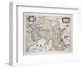 Arabia, Japan, the Korean Peninsula and the Greater Part of the Indonesian Archipelago, 1631-Hendrik I Hondius-Framed Giclee Print