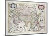 Arabia, Japan, the Korean Peninsula and the Greater Part of the Indonesian Archipelago, 1631-Hendrik I Hondius-Mounted Giclee Print