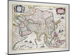 Arabia, Japan, the Korean Peninsula and the Greater Part of the Indonesian Archipelago, 1631-Hendrik I Hondius-Mounted Giclee Print