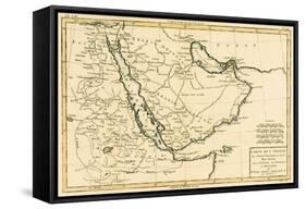 Arabia, the Persian Gulf and the Red Sea, with Egypt, Nubia and Abyssinia, from 'Atlas De Toutes…-Charles Marie Rigobert Bonne-Framed Stretched Canvas