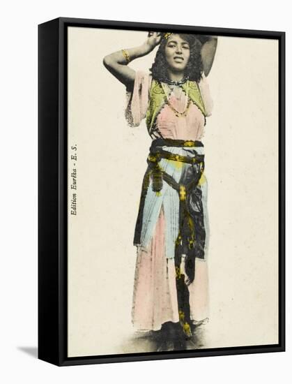 'Arabian' Belly Dancer - Algeria-null-Framed Stretched Canvas