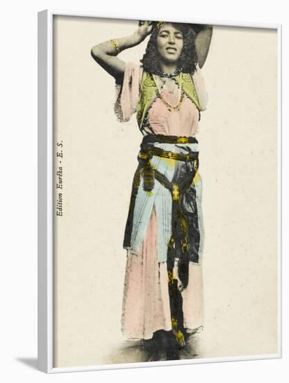 'Arabian' Belly Dancer - Algeria-null-Framed Photographic Print