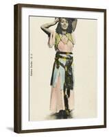 'Arabian' Belly Dancer - Algeria-null-Framed Photographic Print