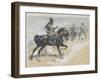 Arabian Chief and Cavalrymen-Frederic Remington-Framed Giclee Print