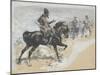 Arabian Chief and Cavalrymen-Frederic Remington-Mounted Giclee Print
