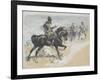 Arabian Chief and Cavalrymen-Frederic Remington-Framed Giclee Print