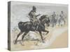 Arabian Chief and Cavalrymen-Frederic Remington-Stretched Canvas