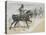 Arabian Chief and Cavalrymen-Frederic Remington-Stretched Canvas