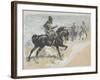 Arabian Chief and Cavalrymen-Frederic Remington-Framed Giclee Print