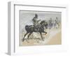 Arabian Chief and Cavalrymen-Frederic Remington-Framed Giclee Print