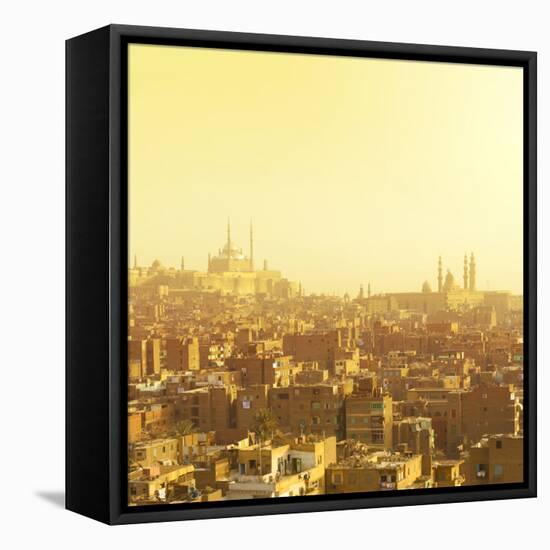 Arabian City in Yellow Gamma. Cairo-Dudarev Mikhail-Framed Stretched Canvas