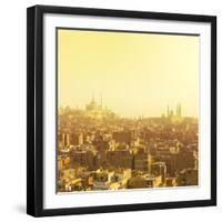 Arabian City in Yellow Gamma. Cairo-Dudarev Mikhail-Framed Photographic Print