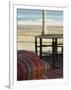 Arabian Cushions on the Beach, Dubai, United Arab Emirates, Middle East-Amanda Hall-Framed Photographic Print