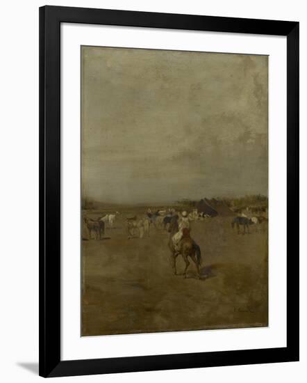 Arabian Encampment, c.1847-Eugene Fromentin-Framed Giclee Print