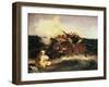 Arabian Fantasy, 1833-Eugene Delacroix-Framed Giclee Print