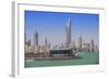 Arabian Gulf and City Skyline, Salmiya, Kuwait City, Kuwait, Middle East-Jane Sweeney-Framed Photographic Print