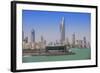 Arabian Gulf and City Skyline, Salmiya, Kuwait City, Kuwait, Middle East-Jane Sweeney-Framed Photographic Print