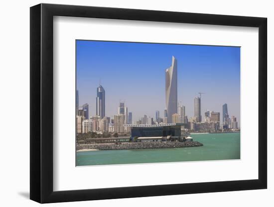 Arabian Gulf and City Skyline, Salmiya, Kuwait City, Kuwait, Middle East-Jane Sweeney-Framed Photographic Print