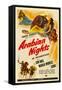 Arabian Nights, 1942, Poster Art-null-Framed Stretched Canvas