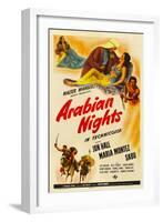 Arabian Nights, 1942, Poster Art-null-Framed Art Print