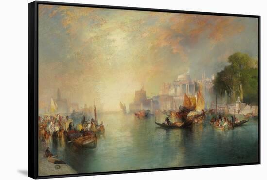 Arabian Nights Fantasy. 1886-Thomas Moran-Framed Stretched Canvas