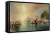 Arabian Nights Fantasy. 1886-Thomas Moran-Framed Stretched Canvas