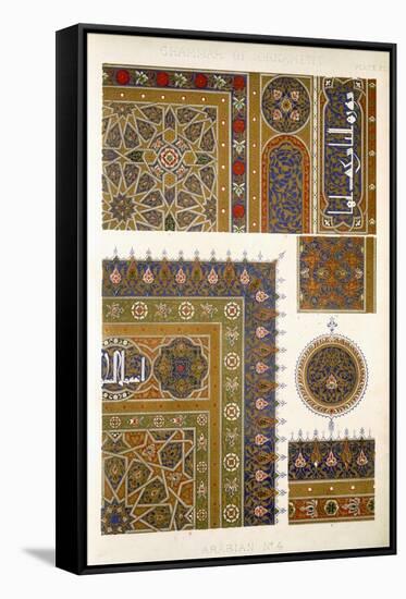 Arabian No 4, Plate XXXI, from The Grammar of Ornament by Owen Jones-Owen Jones-Framed Stretched Canvas