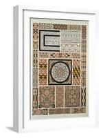 Arabian No 5, from The Grammar of Ornament by Owen Jones-Owen Jones-Framed Giclee Print