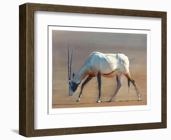 Arabian Oryx, 2010-Mark Adlington-Framed Giclee Print