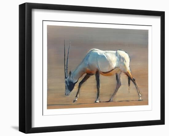 Arabian Oryx, 2010-Mark Adlington-Framed Giclee Print