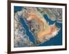 Arabian Peninsula, Satellite Image-null-Framed Photographic Print